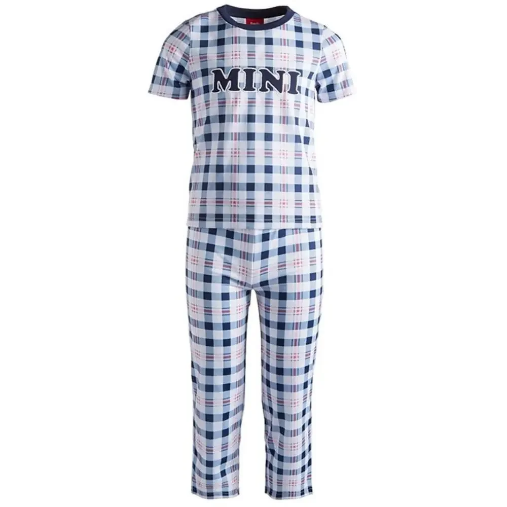 Family PJs Kids Mini Mix It Pajama Set Simple Plaid Blue NWT Size XL 14-16